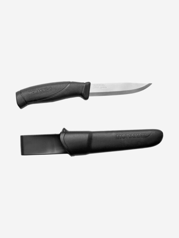 Нож туристический Morakniv Companion Black, 218 мм, Черный