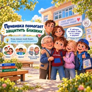 Петя Лентяев и прививка от гриппа.